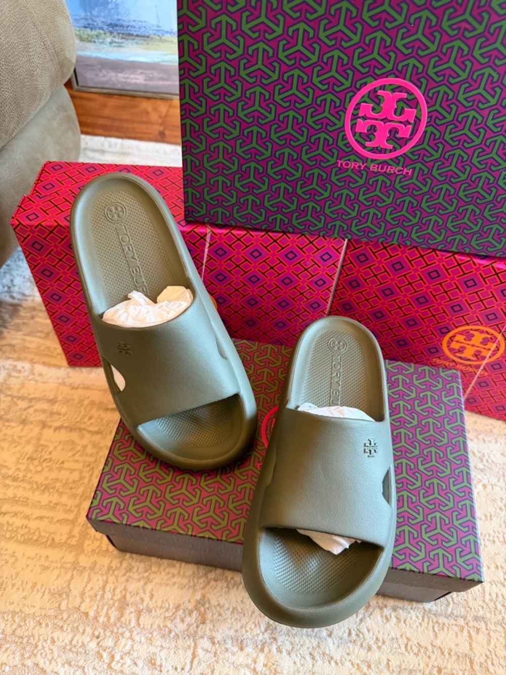 Tory Burch Shower Slide Sandals